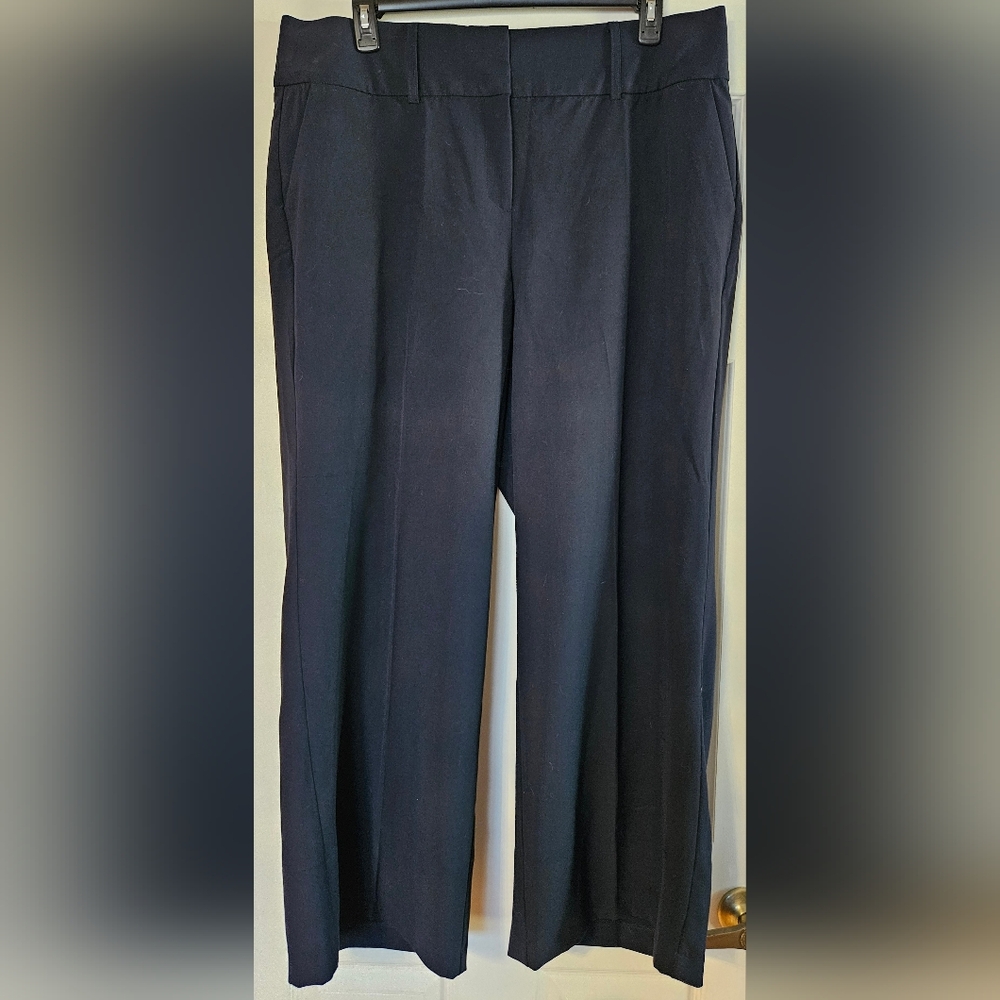 Lane Bryant Navy Wide Leg Trousers
